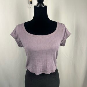 Free People Ribbed Crop Top – Size Medium